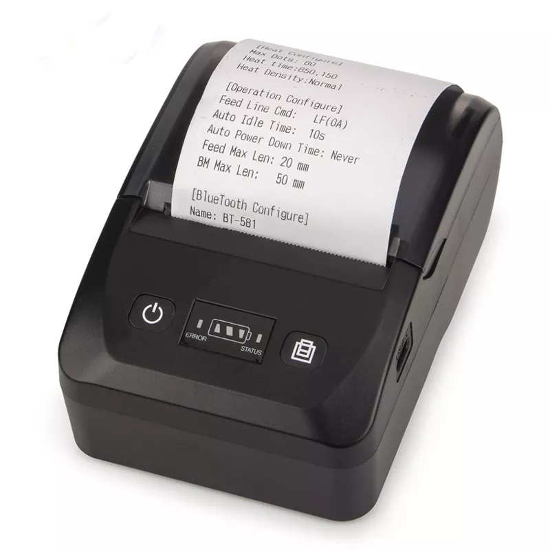 58mm Thermal Bluetooth Printer Resi Portable